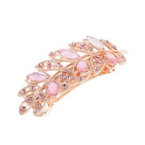 Fashion Leaf Shape Hair Clips Pink